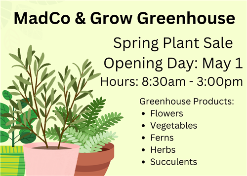 Spring Plant Sale flyer